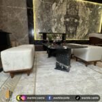 طاولة قهوة من الرخام الإيطالي Black 3D