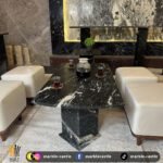 طاولة قهوة من الرخام الإيطالي Black 3D